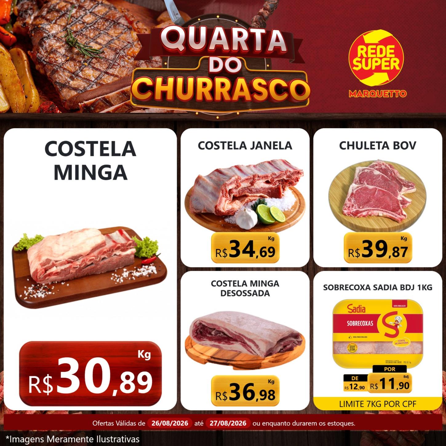 QUARTA E QUINTA NO MARQUETTO