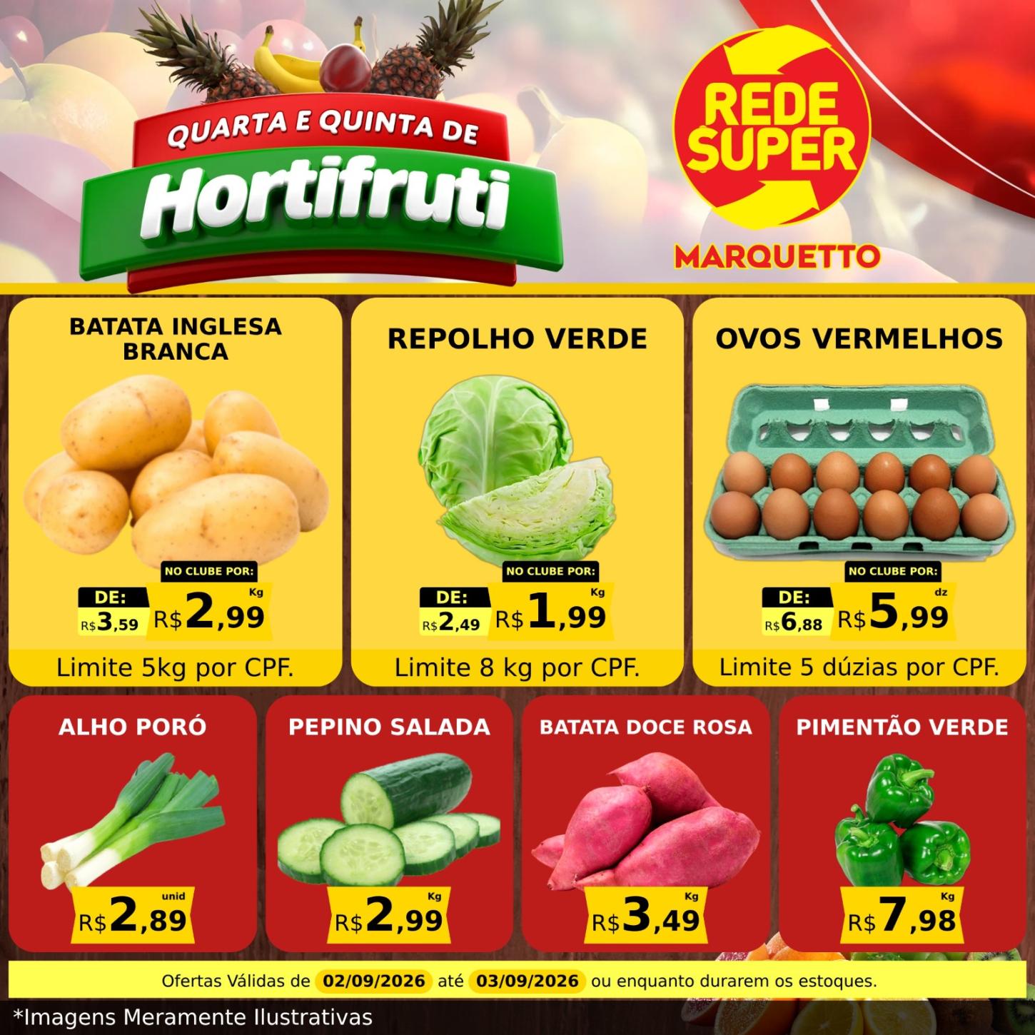Ofertas imperdíveis no Marquetto Rede Super
