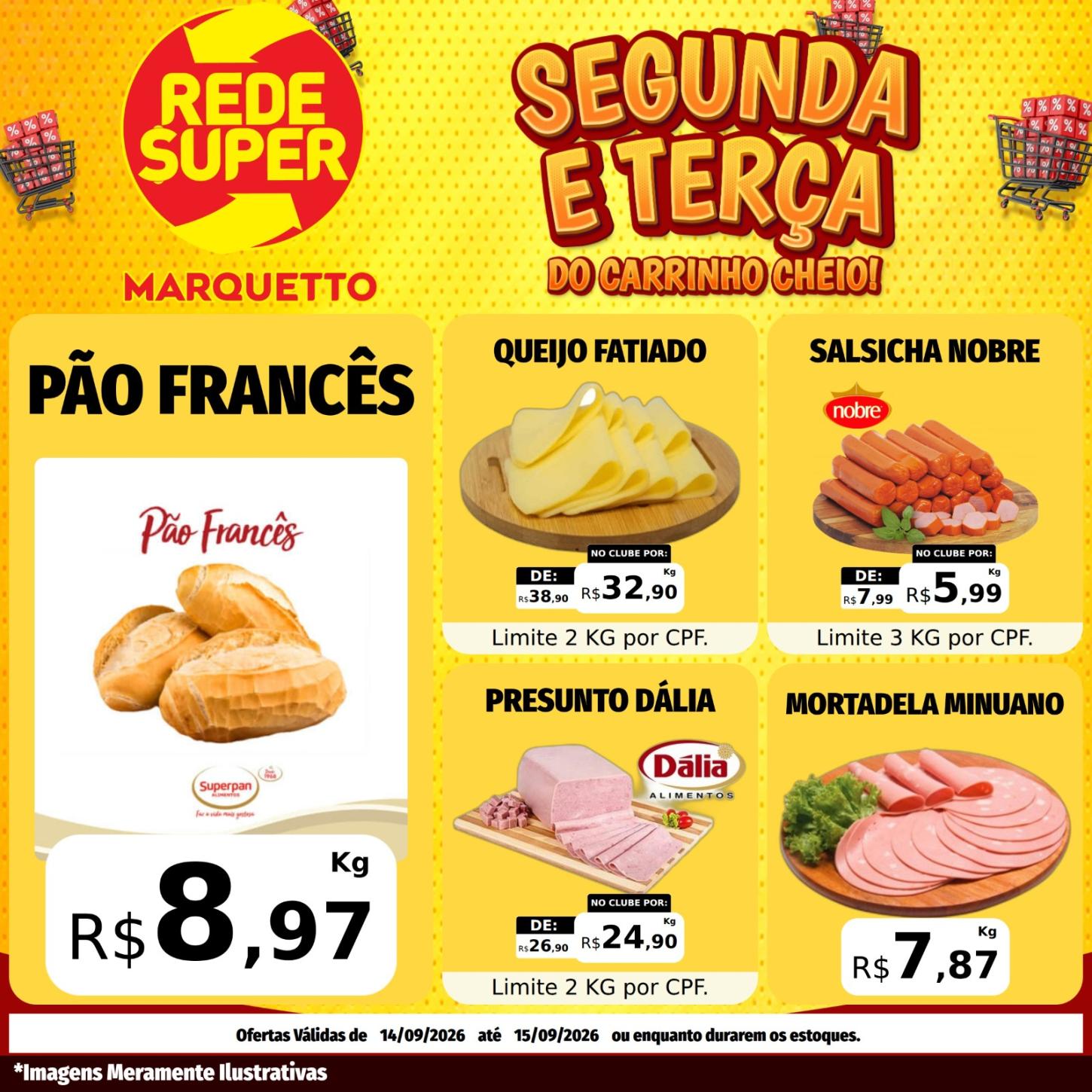 SEGUNDA e TERÇA NO MARQUETTO