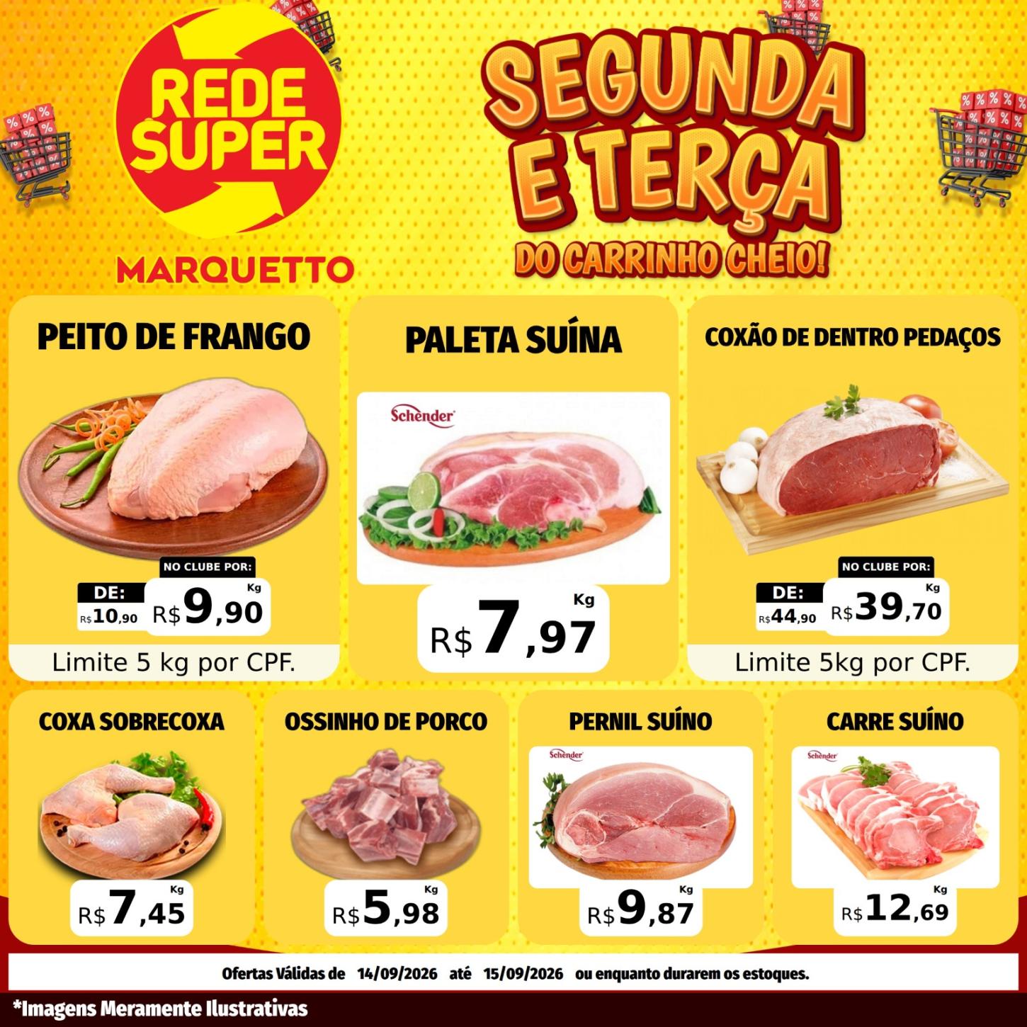 SEGUNDA e TERÇA NO MARQUETTO