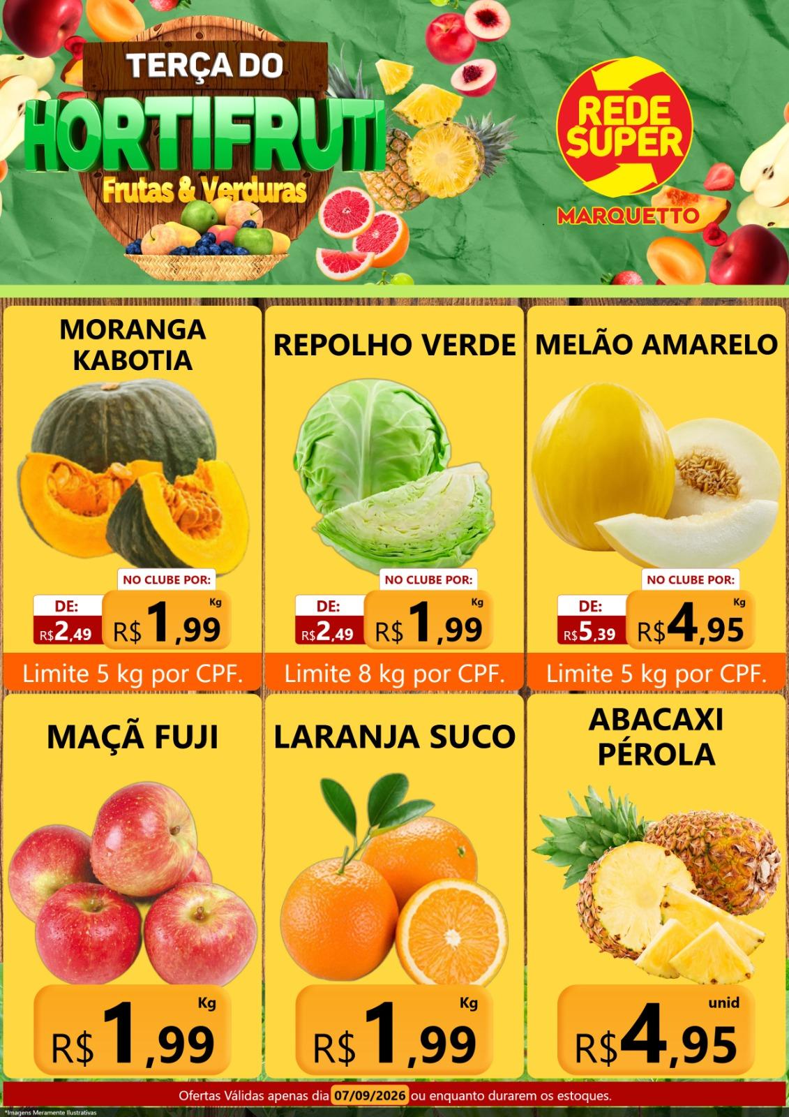 TERÇA DO HORTIFRUTI NO MARQUETTO