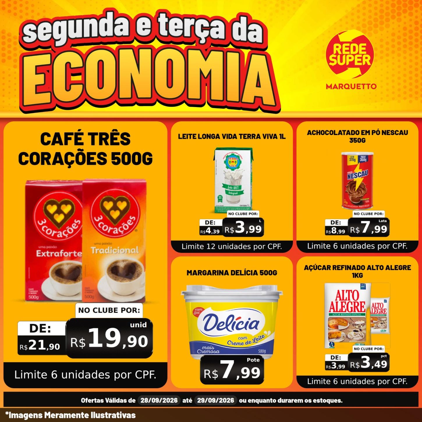 SEGUNDA E TERÇA DA ECONOMIA MARQUETTO REDE SUPER