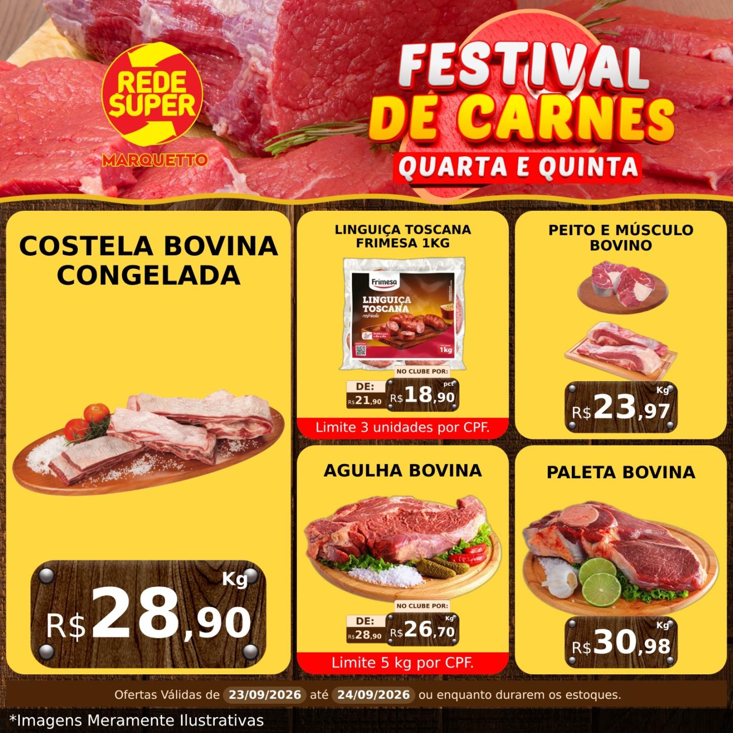 QUARTA E QUINTA DE OFERTAS MARQUETTO REDE SUPER