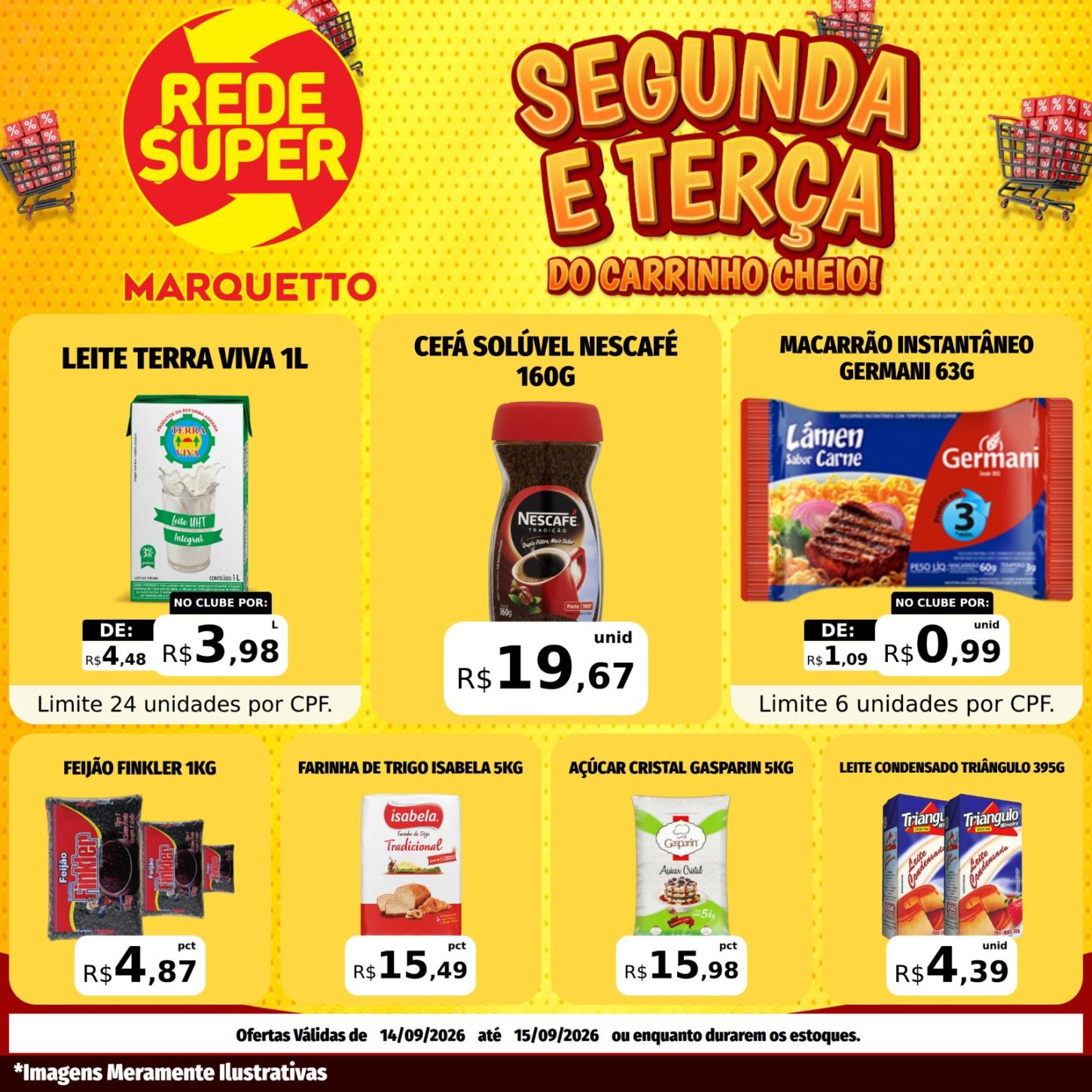 SEGUNDA e TERÇA NO MARQUETTO