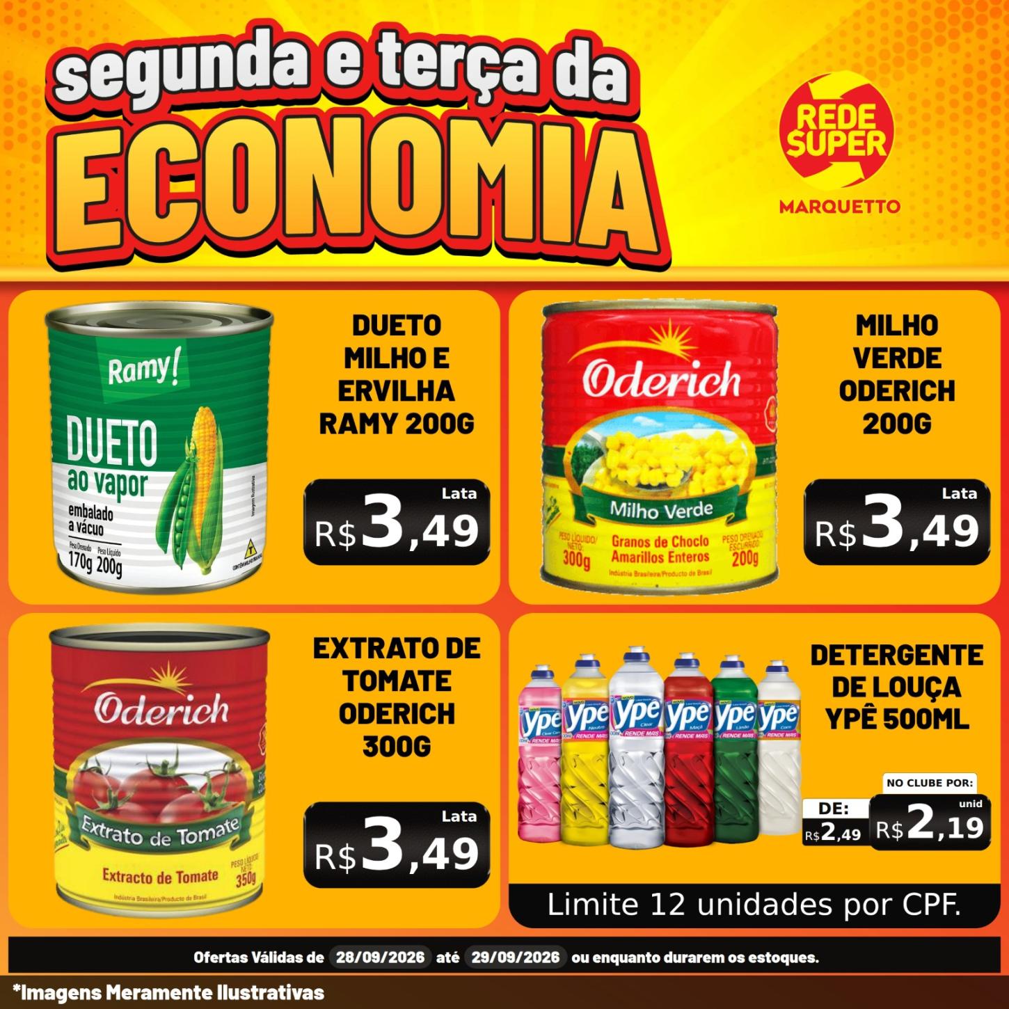SEGUNDA E TERÇA DA ECONOMIA MARQUETTO REDE SUPER