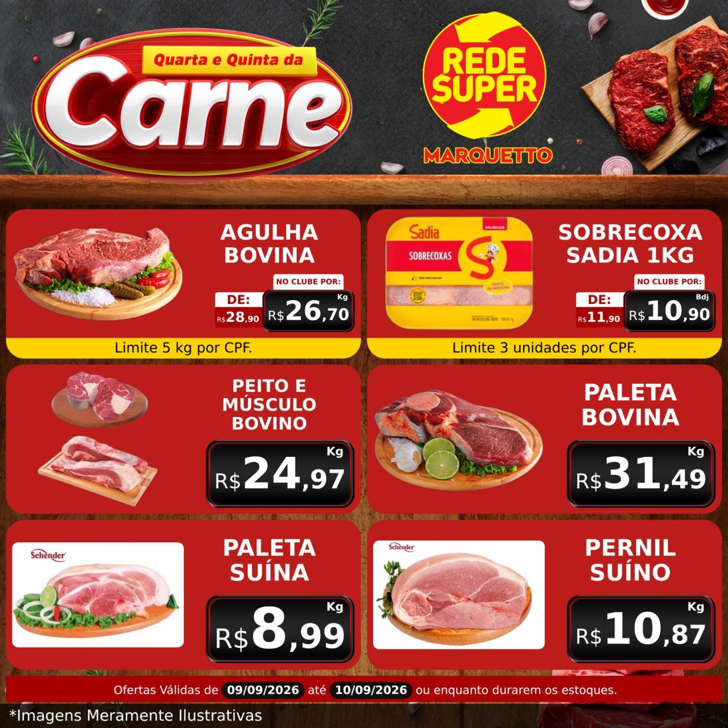 E muito mais ofertas no açougue e em diversos setores da loja