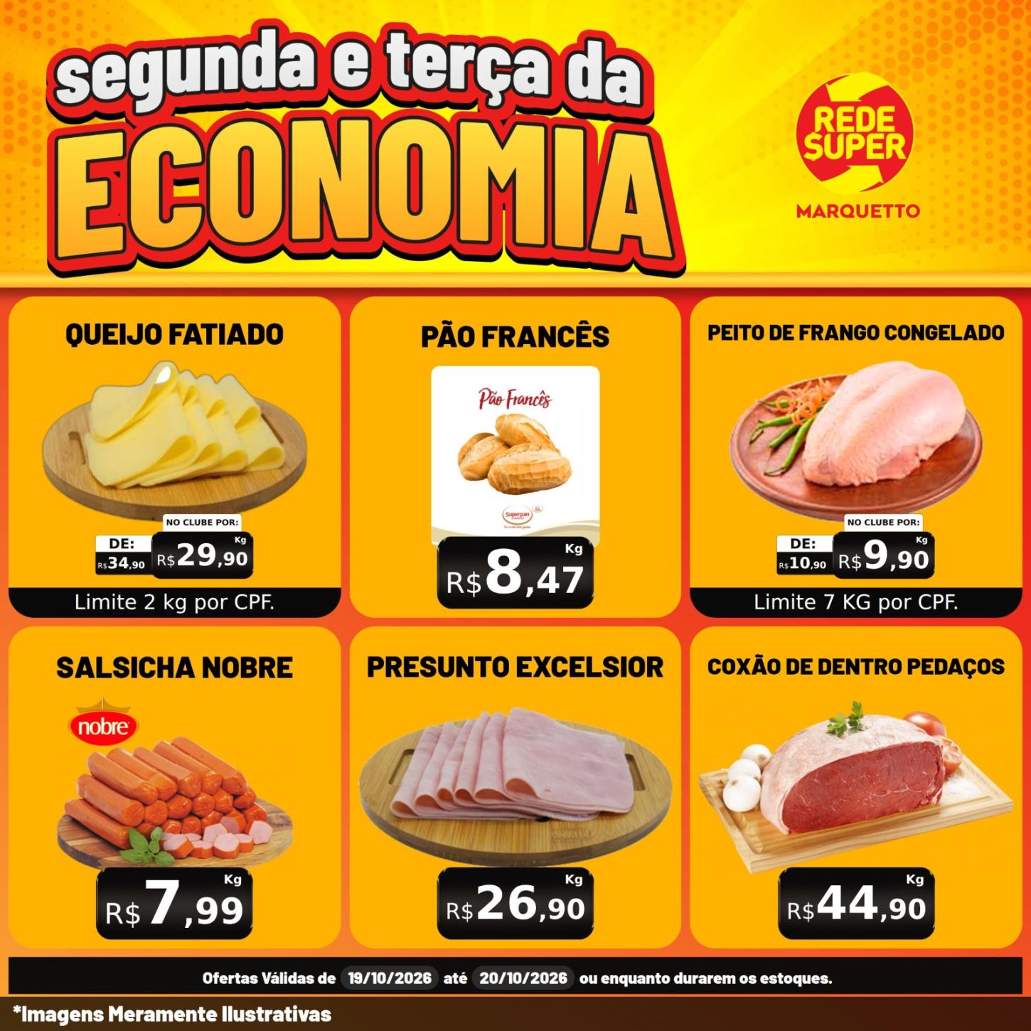 Comece a semana economizando no Marquetto 