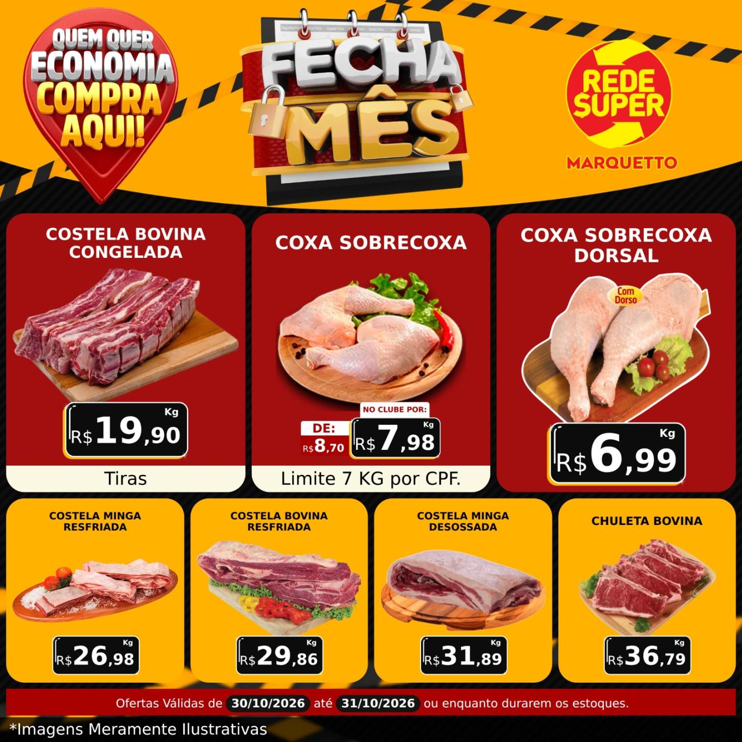 Fecha mês com ofertas impredíveis no Marquetto
