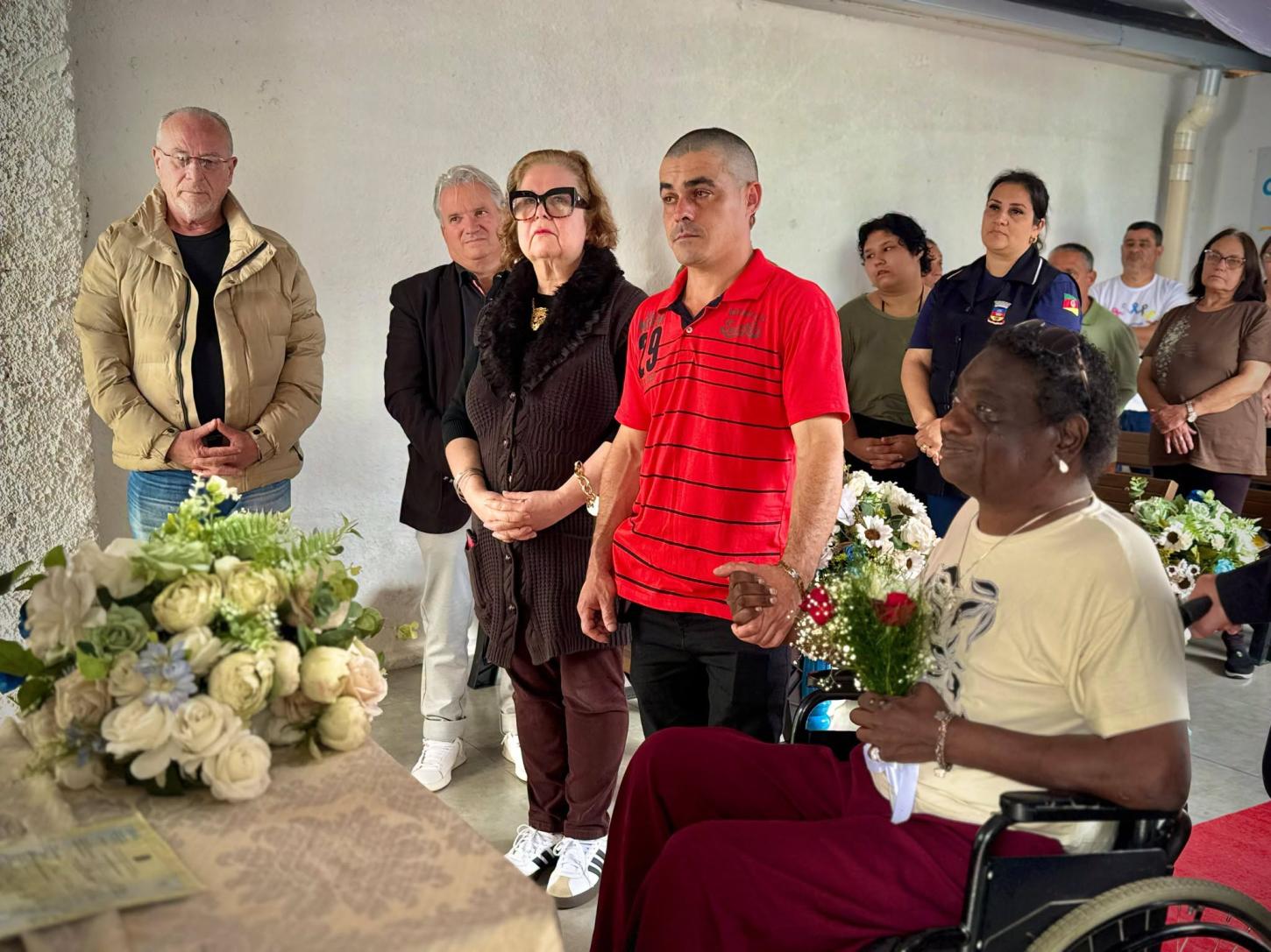 Michael e Mailsa celebram união no CAPS em Rio Pardo