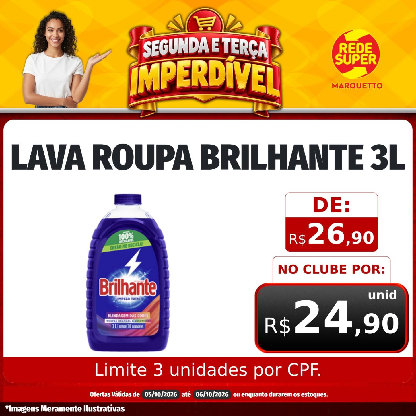 SEGUNDA E TERÇA-FEIRA IMPERDÍVEIS