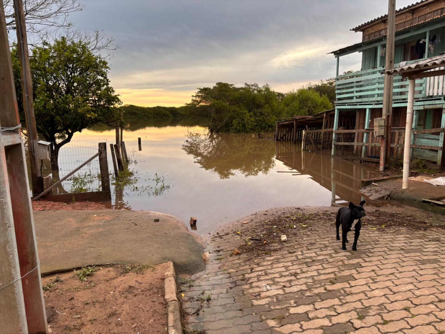 Rios começam a baixar em Rio Pardo
