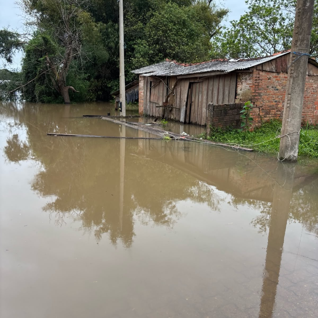 Rios mantêm níveis elevados em Rio Pardo