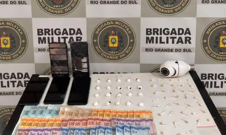 Casal é preso por suspeita de tráfico em Rio Pardo