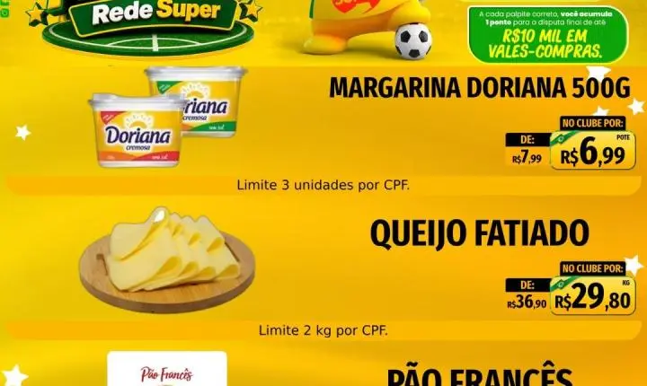Comece a semana economizando no Marquetto Rede Super