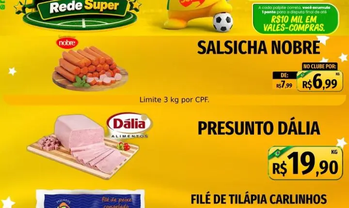 Comece a semana economizando no Marquetto Rede Super