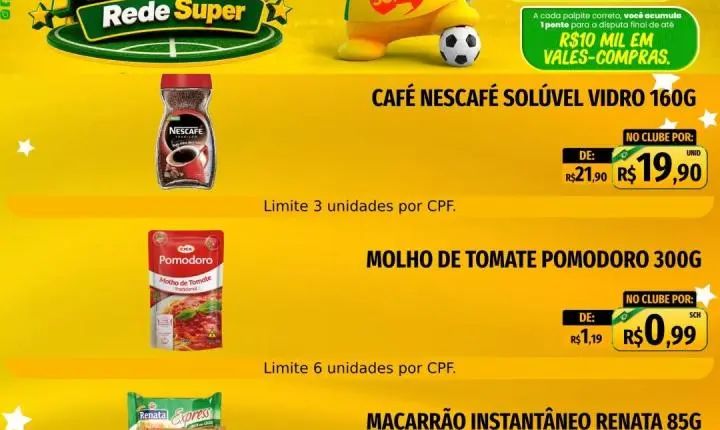 Comece a semana economizando no Marquetto Rede Super
