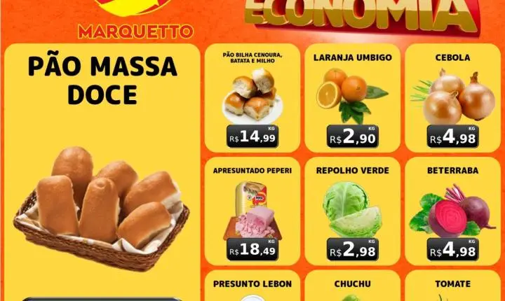Confira as ofertas do final de semana do Marquetto