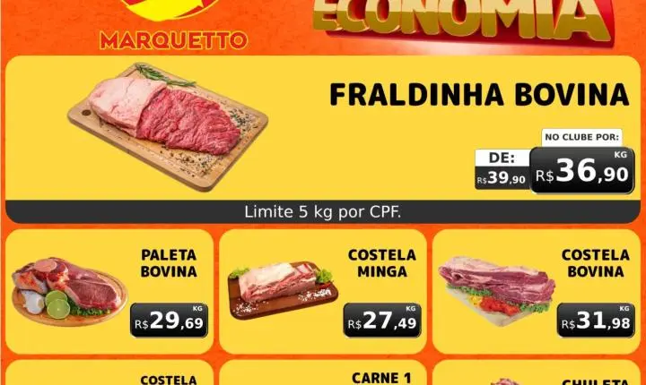 Confira as ofertas do final de semana do Marquetto