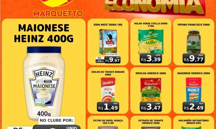 Confira as ofertas do final de semana do Marquetto