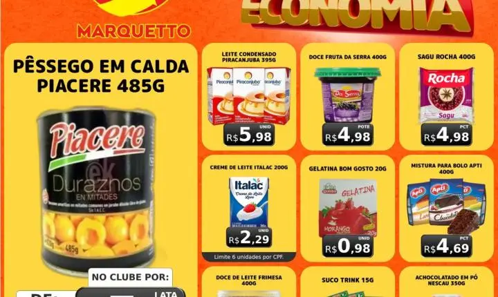 Confira as ofertas do final de semana do Marquetto