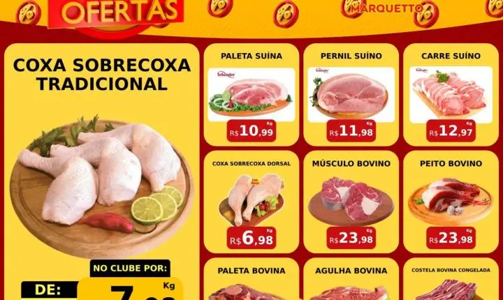 É pra aproveitar o PREÇO BAIXO do Marquetto Rede Super