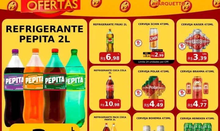 É pra aproveitar o PREÇO BAIXO do Marquetto Rede Super