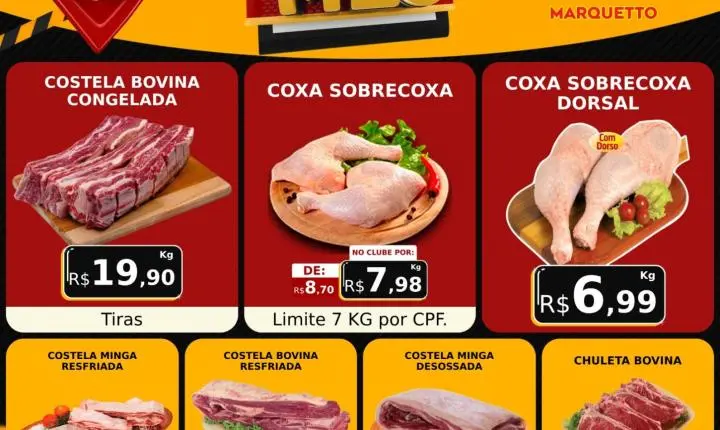 Fecha mês com ofertas impredíveis no Marquetto