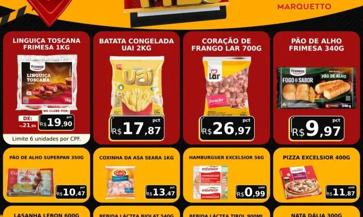 Fecha mês com ofertas impredíveis no Marquetto