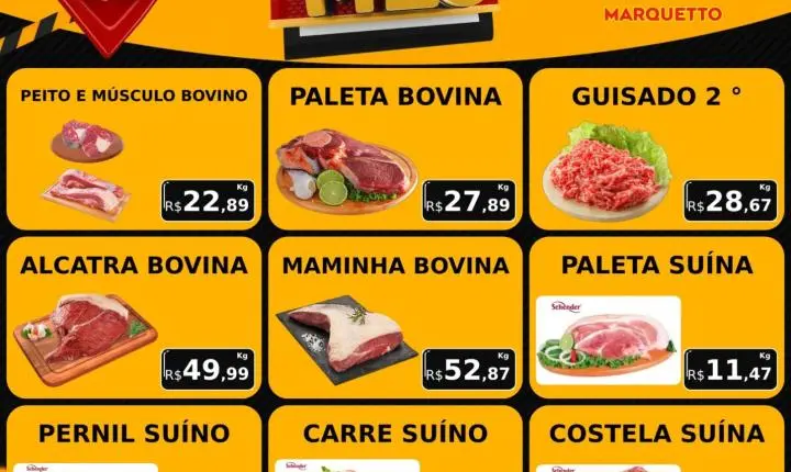 Fecha mês com ofertas impredíveis no Marquetto