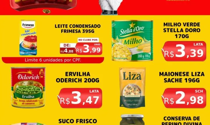 Fim de semana com economia garantida no Marquetto Rede Super