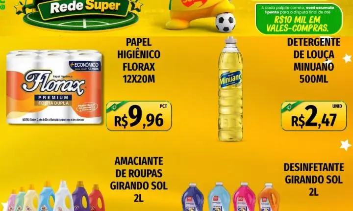 Fim de semana da economia no Marquetto Rede Super