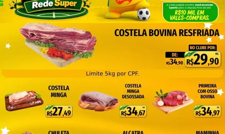 Fim de semana da economia no Marquetto Rede Super