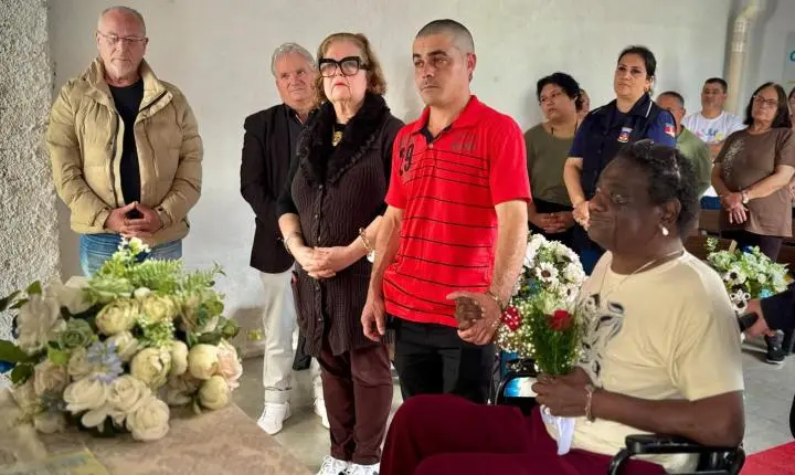 Michael e Mailsa celebram união no CAPS em Rio Pardo