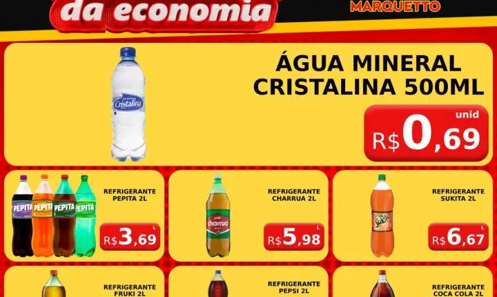 No Marquetto tem carnes selecionadas, delícias da padaria e ofertas em todos os setores