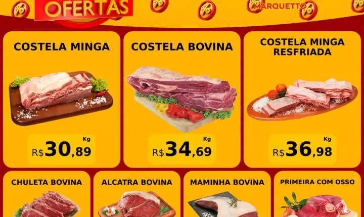 O fim de semana chega com ofertas imperdíveis no Marquetto