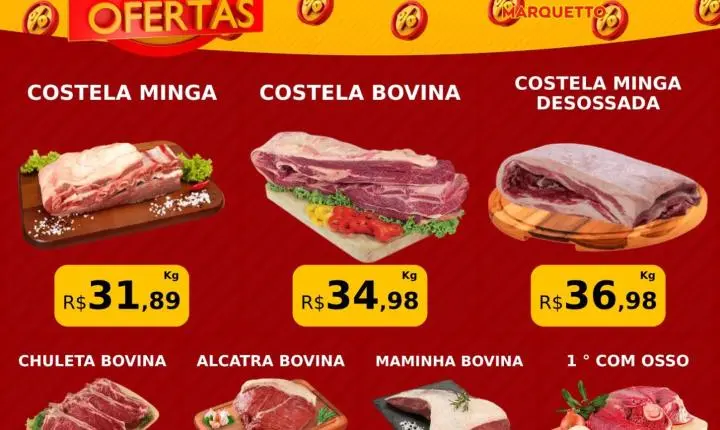 O final de semana com mais economia é no Marquetto