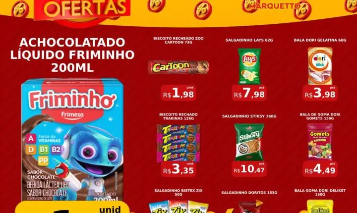 O final de semana com mais economia é no Marquetto