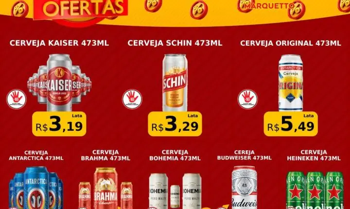 O final de semana com mais economia é no Marquetto