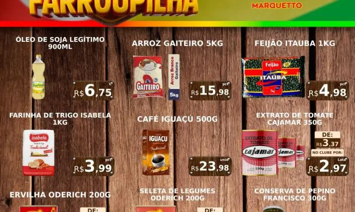 O gaúcho faz mais economia no Marquetto 