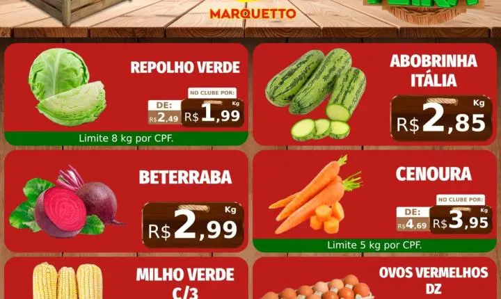 O Marquetto não cansa de trazer ofertas para você