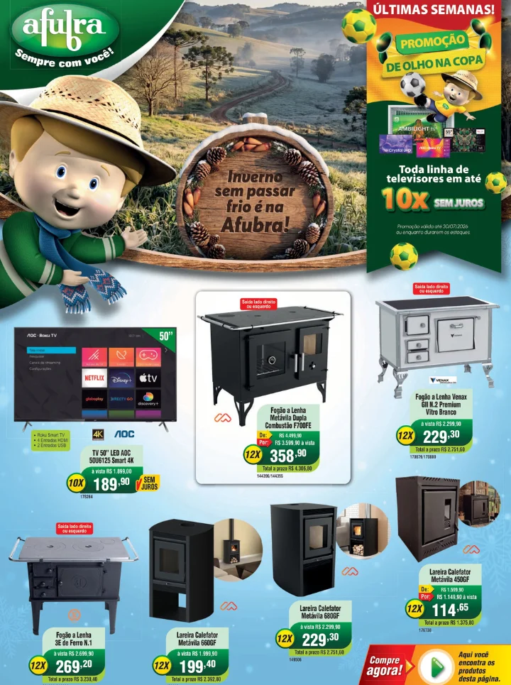 OFERTAS AFUBRA JULHO 2026