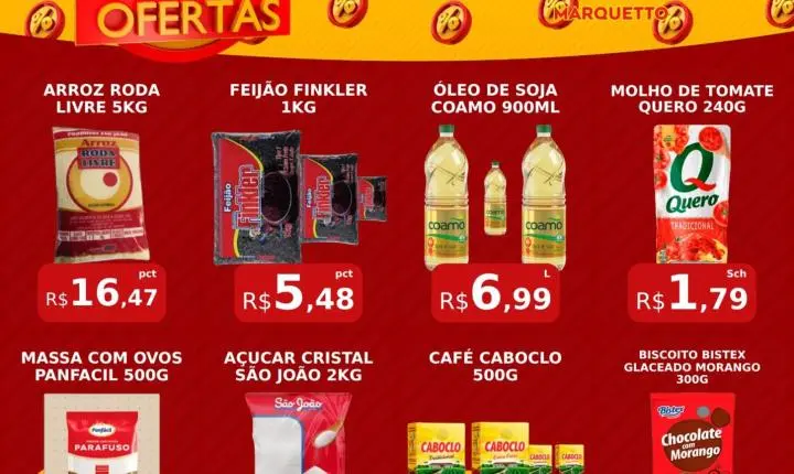 Ofertas do final de semana e do 