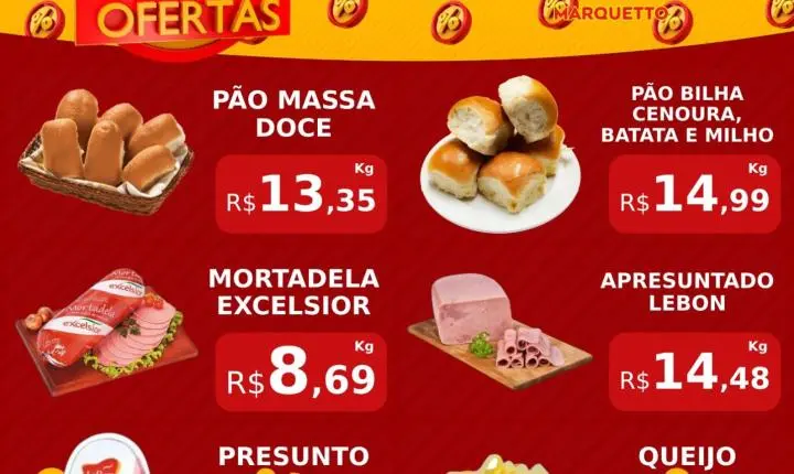 Ofertas do final de semana e do 