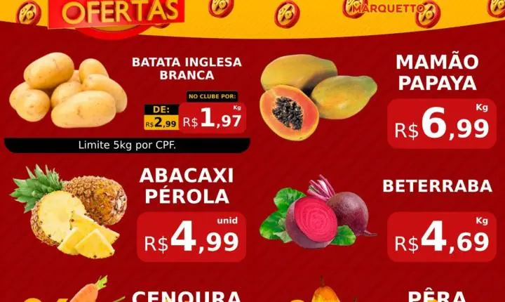 Ofertas do final de semana e do 