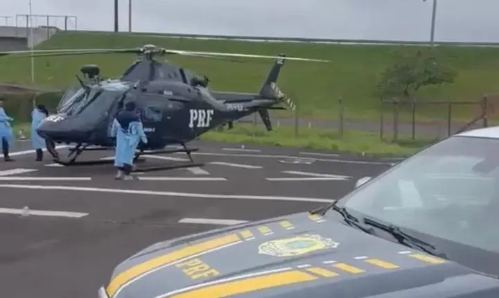PRF transporta paciente em estado grave para Porto Alegre