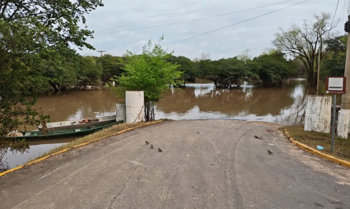 Rios sobem novamente em Rio Pardo