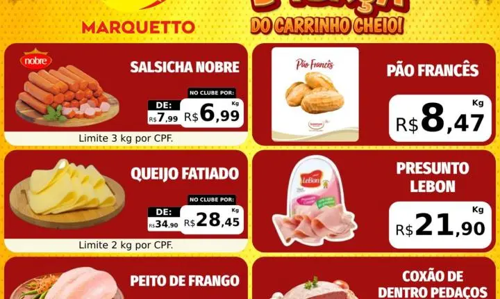Segunda e terça pra economizar no Marquetto